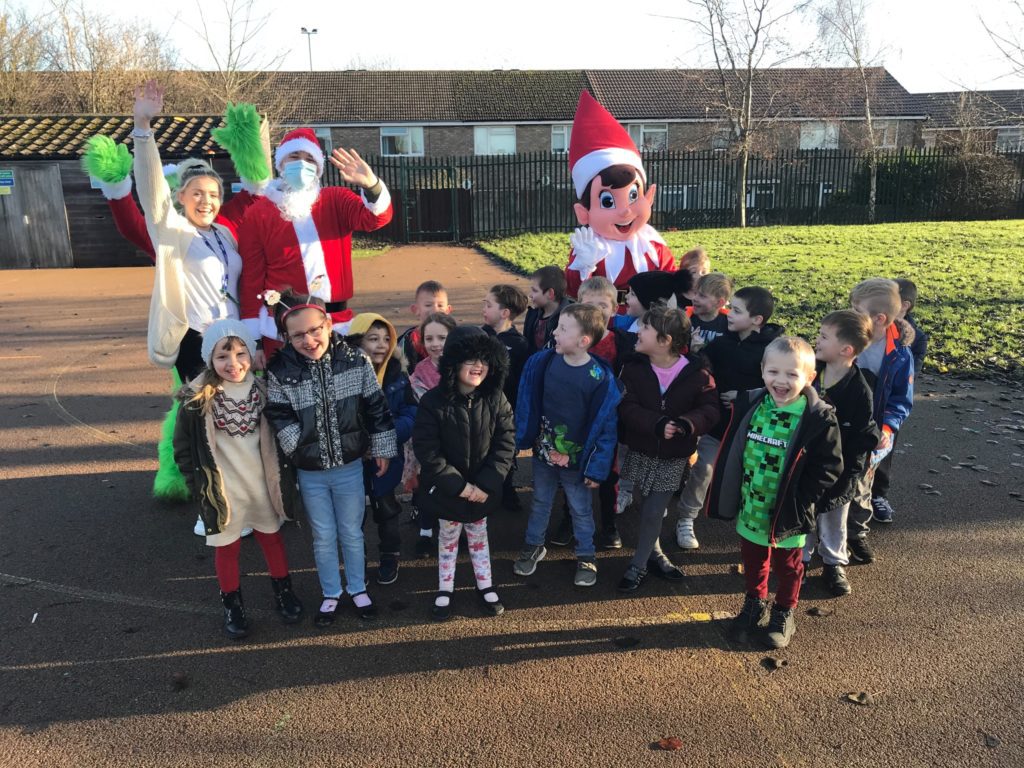 Christmas Characters' visit
