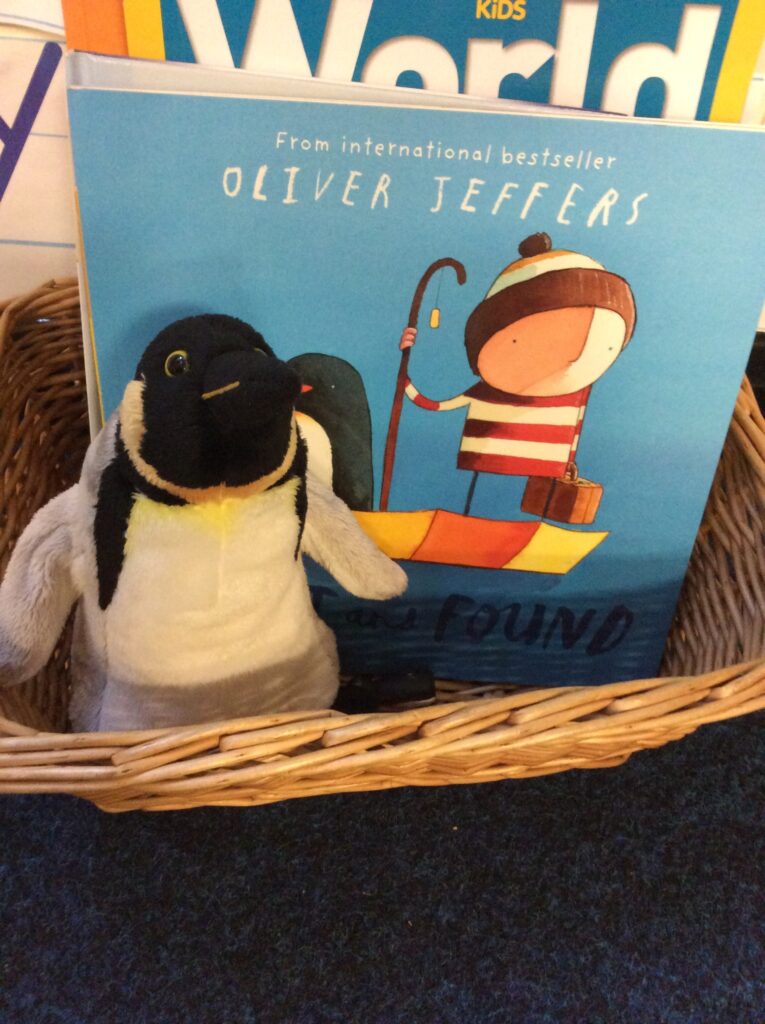 Searching for a penguin ... and found him!