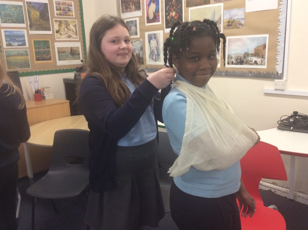 More first aid action!
