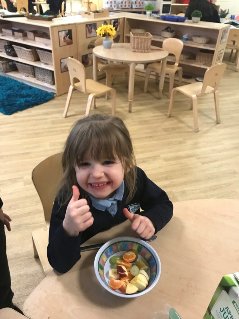 Learning about healthy eating